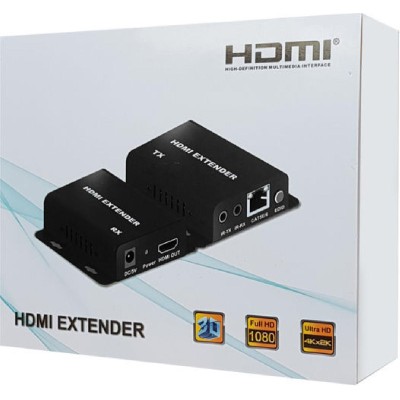 Powertech HDMI Video Extender μέσω Καλωδίου RJ45 1080p 60m (CAB-H114)