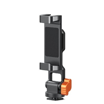 K&F Concept Phone Metal Clamp With Tripod Mount and Double Cold Shoe (KF31.094) Black